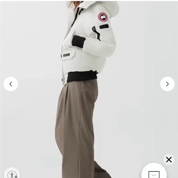 Canada Goose Women's White Ski Jacket - Picture 2 of 8